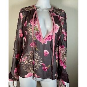Emanuel Ungaro 2005 silk blouse